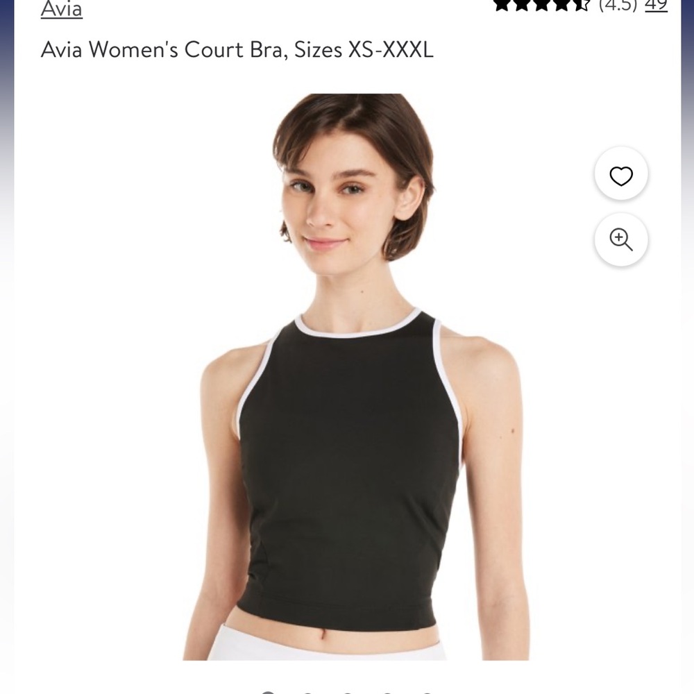 Avia Court Bra. NWT . Retail 39.99
